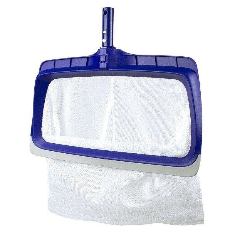 Vinyl Liner Swimming Pool Rake W/ Rubber Bumper Heavy Duty Nylon Net Tool New