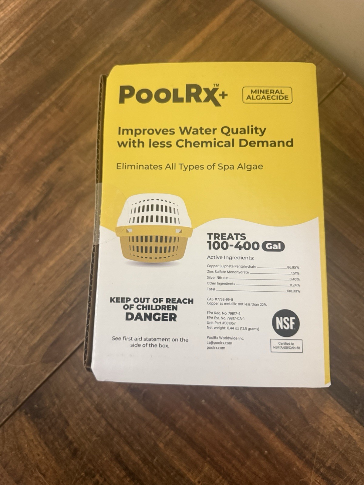 PooI RX+ Worldwide spa unit 100-400 gallons Free Shipping Pool Supplies Mineral
