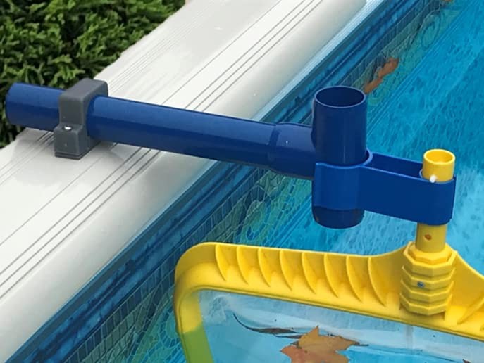 Leaf Skimmer Kit for Above Ground & In-Ground Pools – Hands-Free Debris Removal