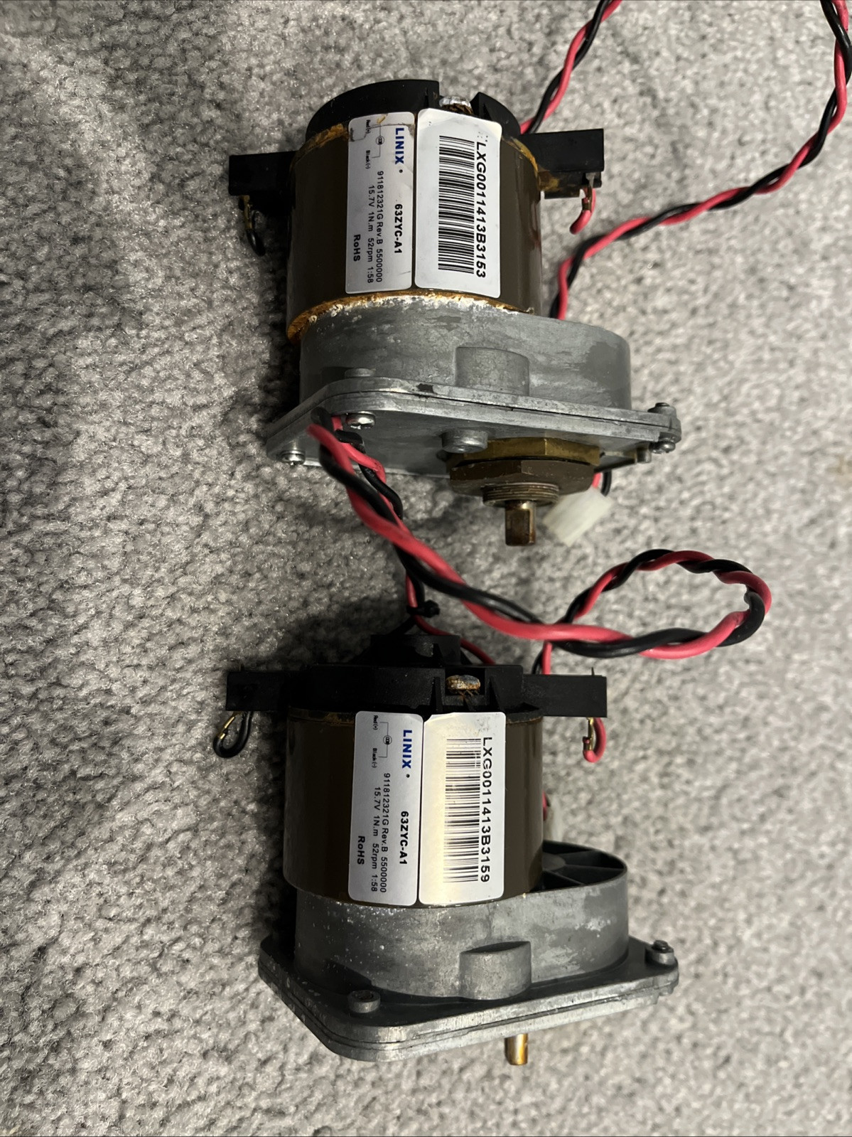 Maytronics Dolphin Pool Robot Cleaner Drive Motor Linix 63ZYC-A1 15.7v 52rpm (2)