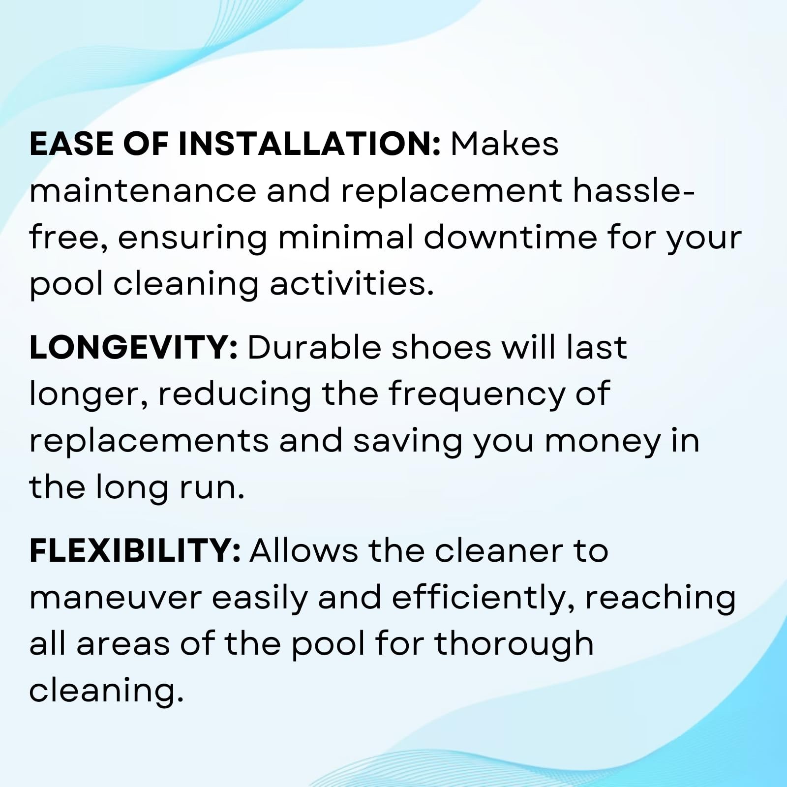4 Pack Cork Pod Shoes for Hayward® Navigator Vinyl Pool Cleaner AXV413P, SE…