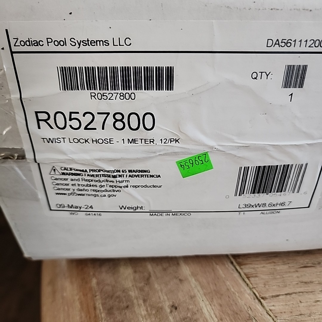 12 Pack 36 Inch Pool Vacuum Hose Twist Lock Hose for Zodiac Baracuda MX6 MX8