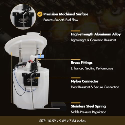 Fuel Pump Assembly Replacement for Mercedes-Benz C250 Base W204 2012 E9212M