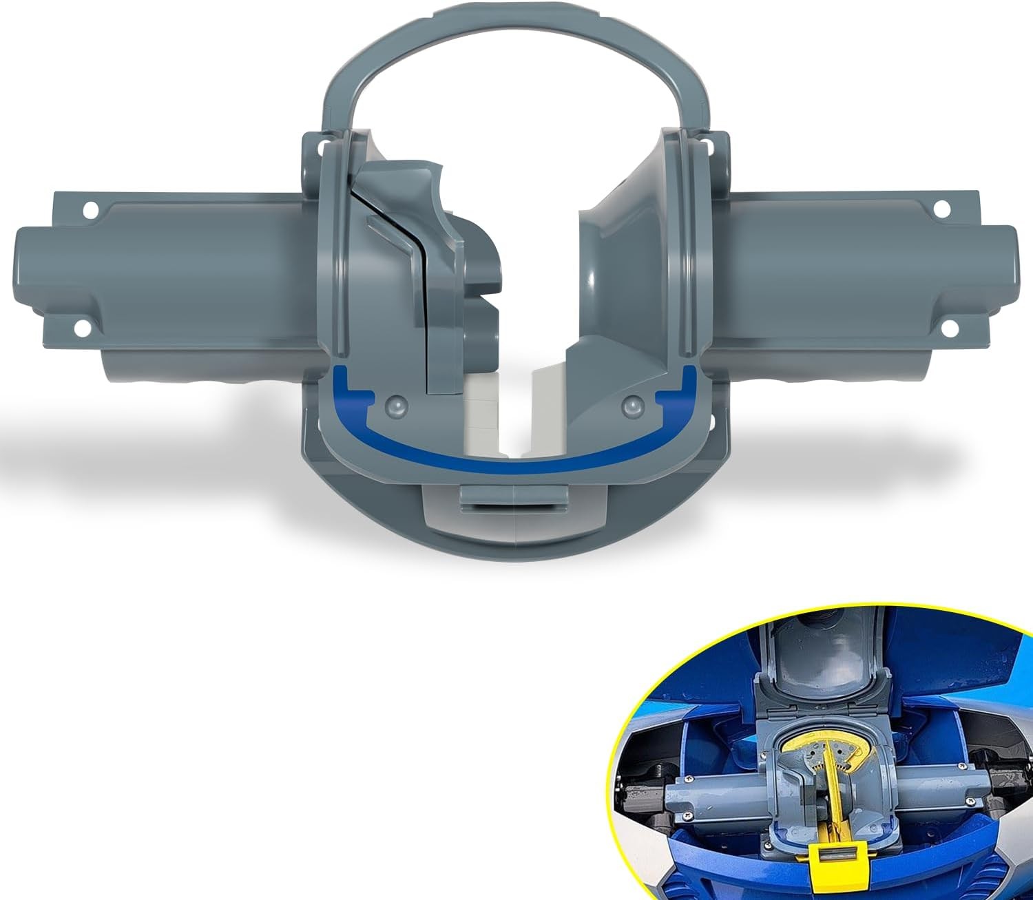 MX8 Middle Engine Housing w/ Ramp 2 Seals for Zodiac MX8 Elite Baracuda R0545700