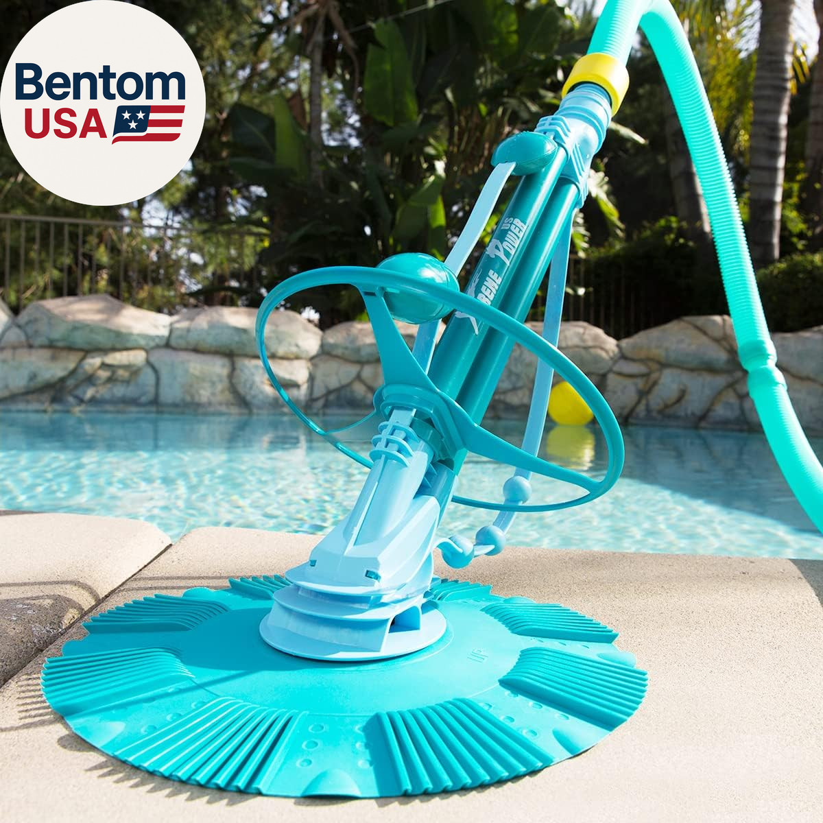 Automatic Pool Cleaner Sweeper Vacuum Pool Cleaner Sweep High Flow Side Suction