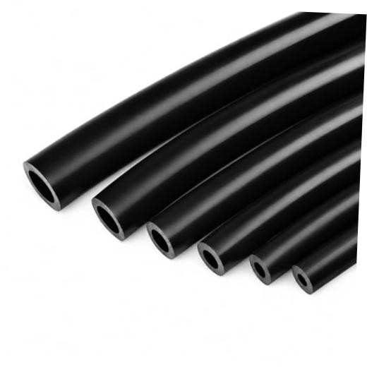 Silicone Vacuum Hose Kit 6PCS 5FT Tubing (1/8&Prime; to 5 Feet (Tubing Only) Black