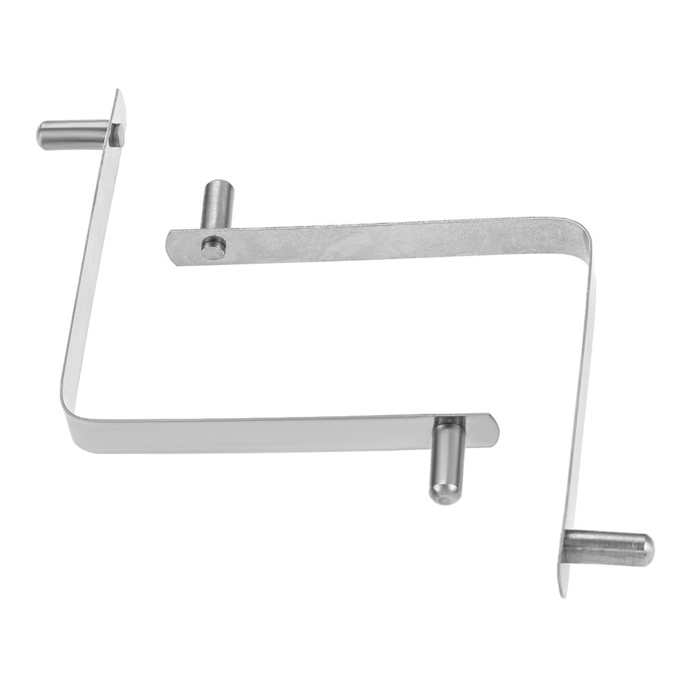 6× Pool Brush Clips V-Shaped Stainless Steel Clips For Pool Telescopic Rod