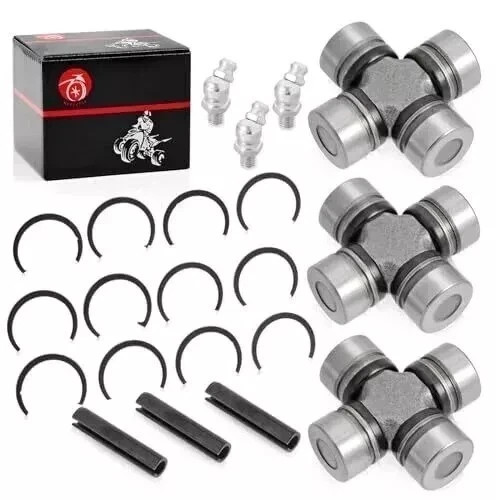3PCS Front & Rear Prop Shaft U-Joint For Polaris General 1000 Ranger 1000