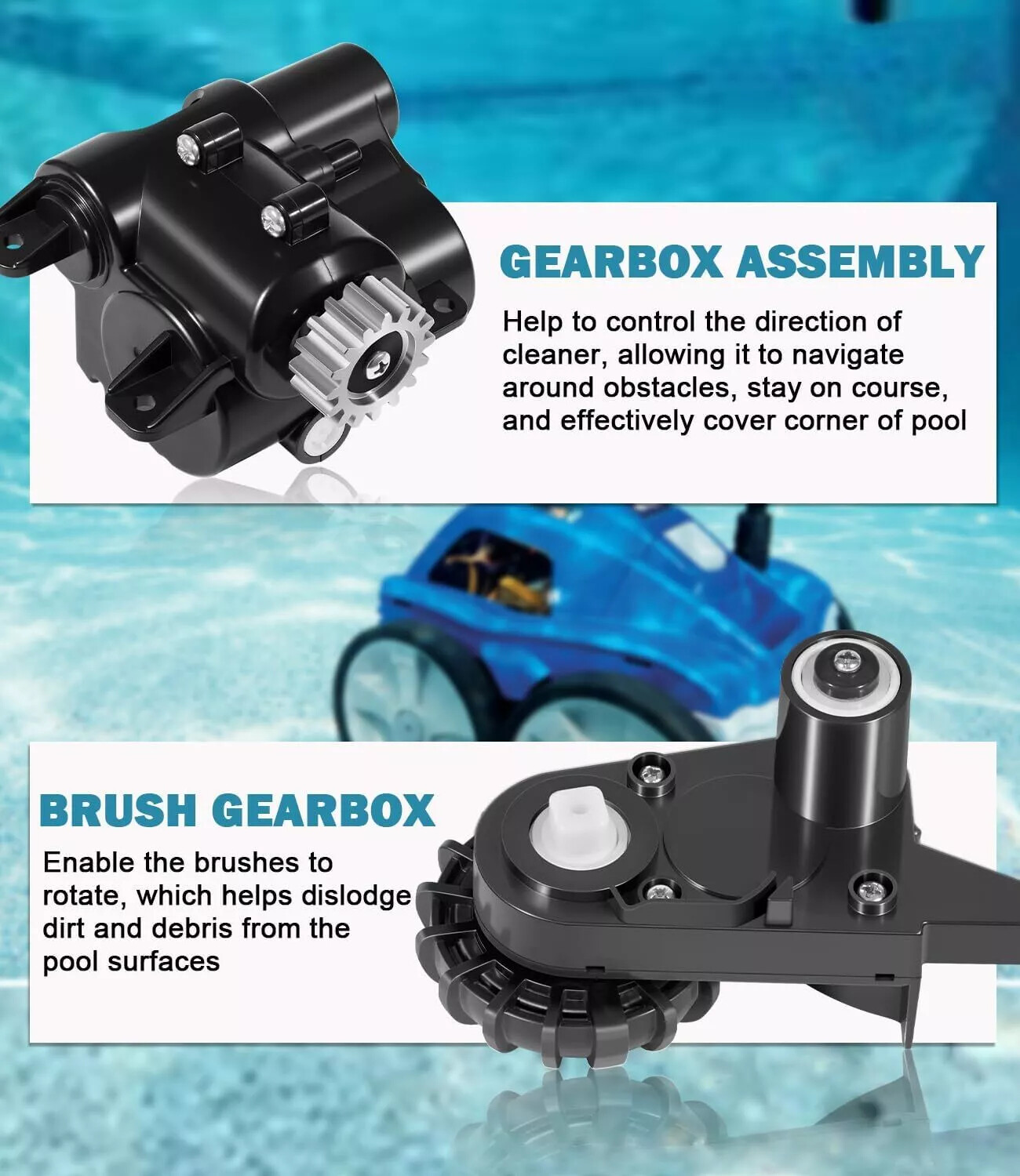 For Polaris Quattro P40 P4000 Pool Cleaner R0995100 Tune Up Kit Rebuild Parts