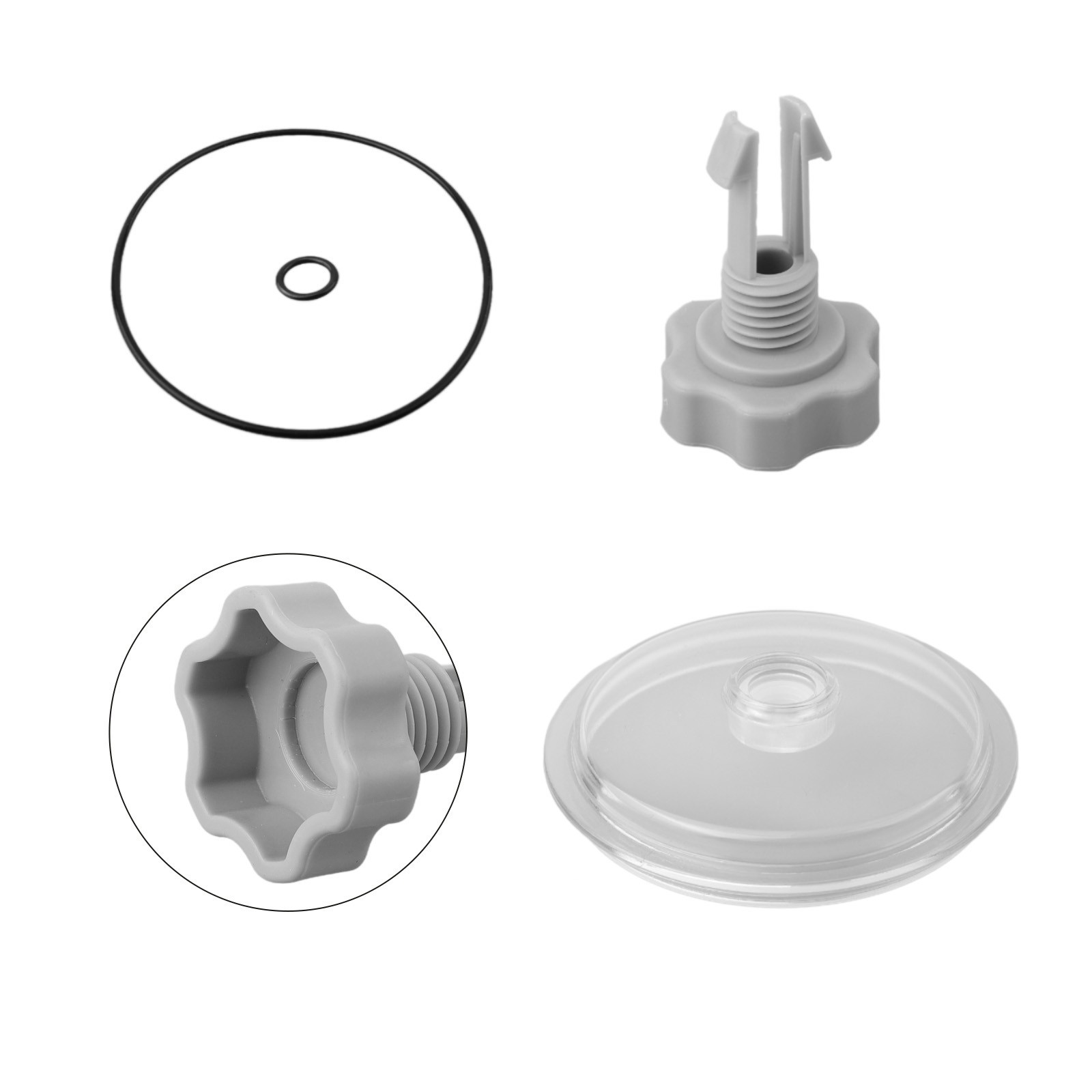 Leaf Trap Cover Lid Quick Installation Sand Filter Pump With O-Ring And Valve