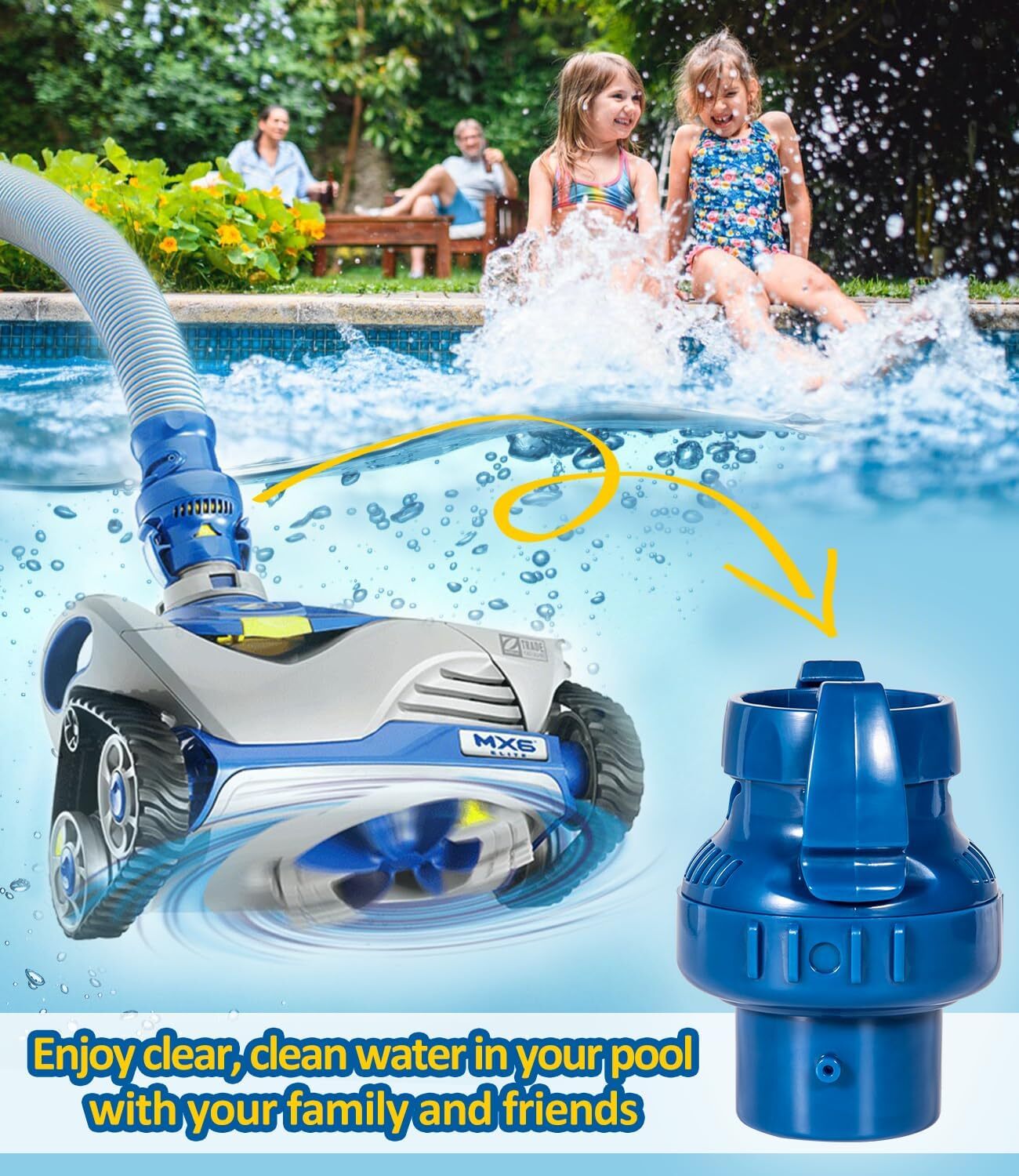 for Zodiac MX8 MX6 Inground Pool Cleaners FRV100 Baracuda Flow Regulator Valve