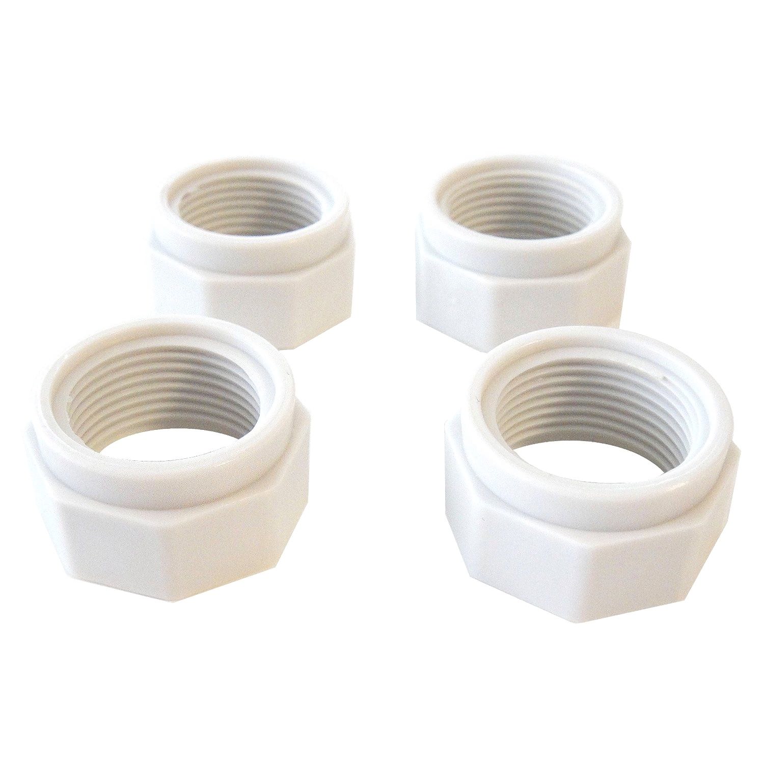 4 Pack of D15 Feed Hose Nut Replacement for Polaris Zodiac Pool Cleaners