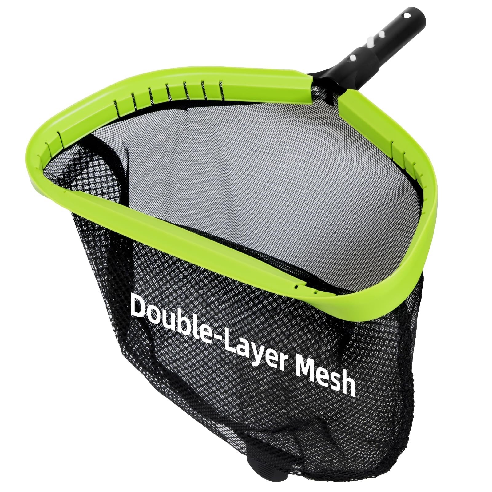 Professional Pool Leaf Skimmer Net – Heavy Duty Aluminum Frame, Deep Bag for Cle