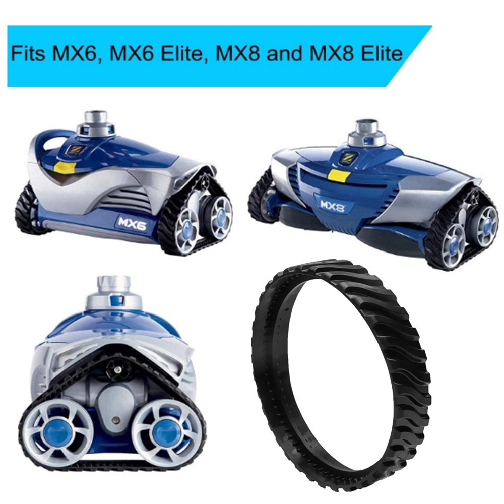 Upgraded Flexible Economical Easy to Use Pool Cleaning Tires fits Zodiac MX8 MX6