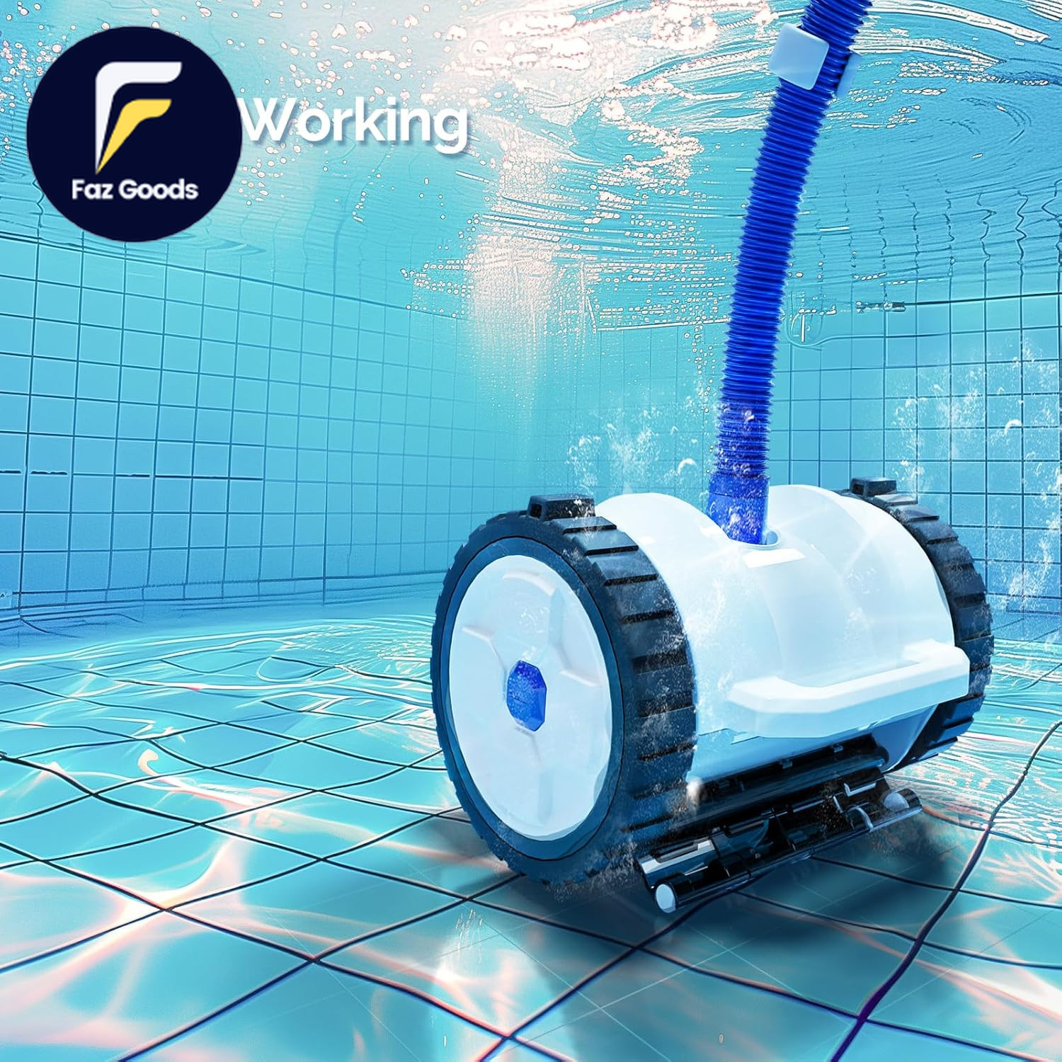 2025 Upgrade Automatic Suction-Side Pool Vacuum Cleaner Powerful Wall-Climbing