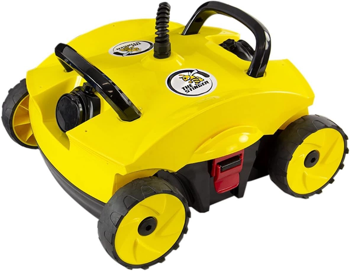 Stinger Robotic Pool Cleaner Automatic Above Ground Vacuum Dual Filters