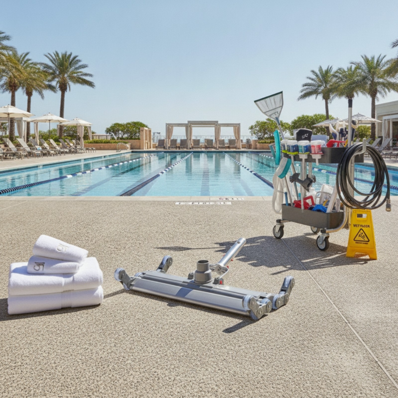 Pool Vacuum Head with Wheels Weighted Pool Vacuum Head Slim Design