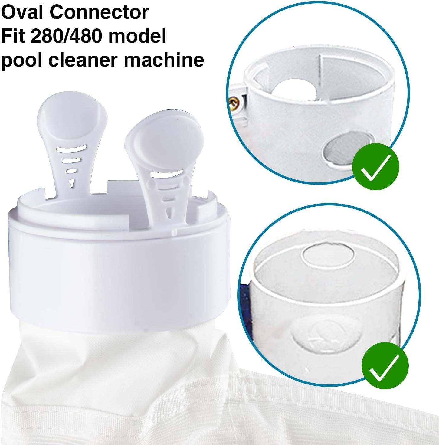 Pool Cleaner Bags with Zipper Replacement for Polaris 280, 480 Parts Pool Cle…