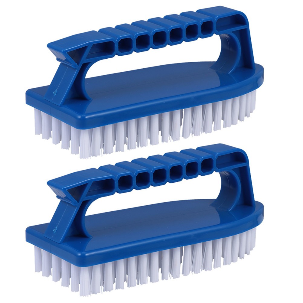 2Pcs Reusable Multi Purpose Scrub Brush for Pool Bathroom Tile Floor Cleaning