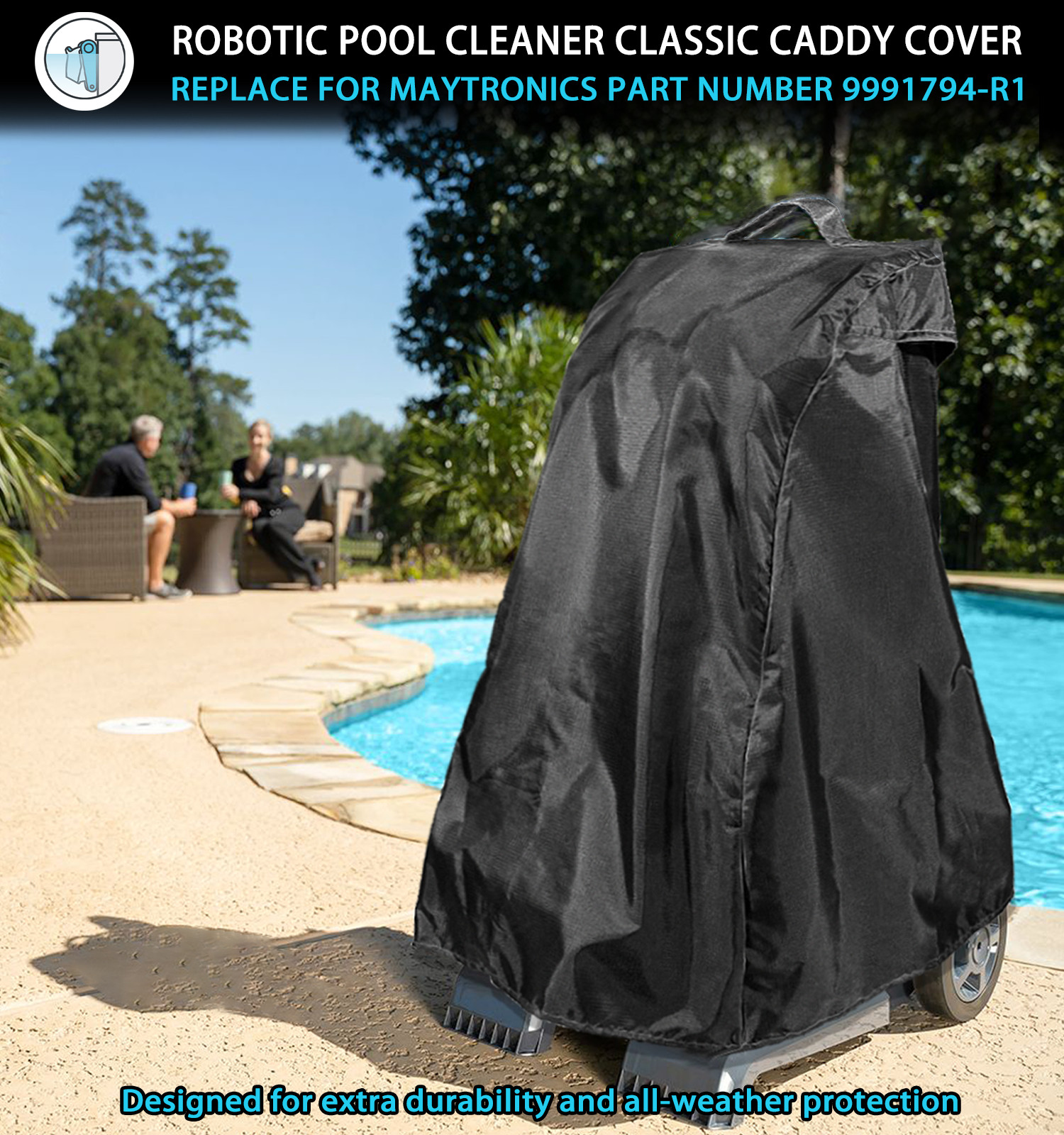 9991794-R1 Replace for Maytronics Caddy Cover Fit for Dolphin Pool Caddy