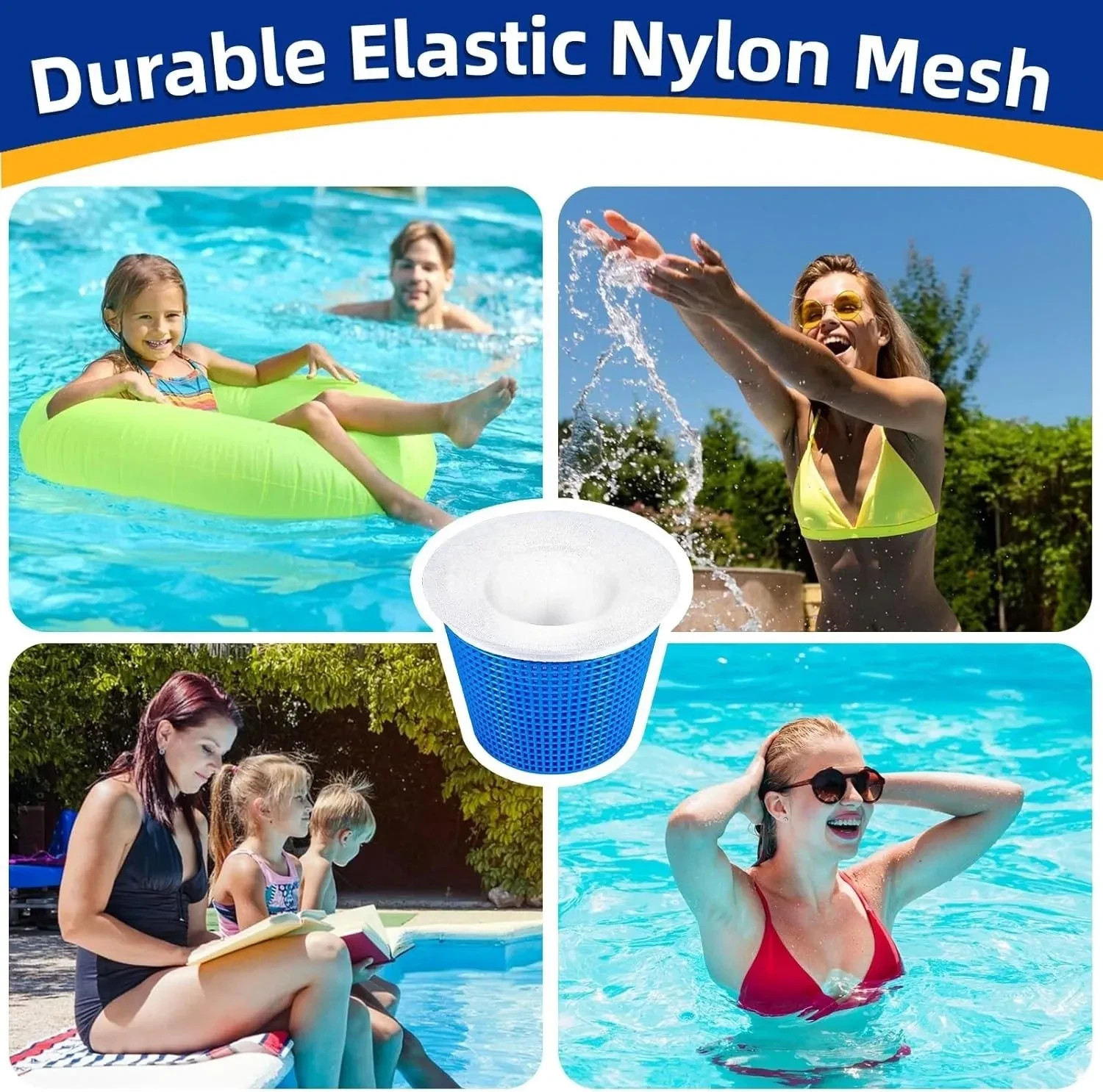 30 Pack Pool Skimmer Socks,Pool Filter Socks for Skimmer Basket for above Ground