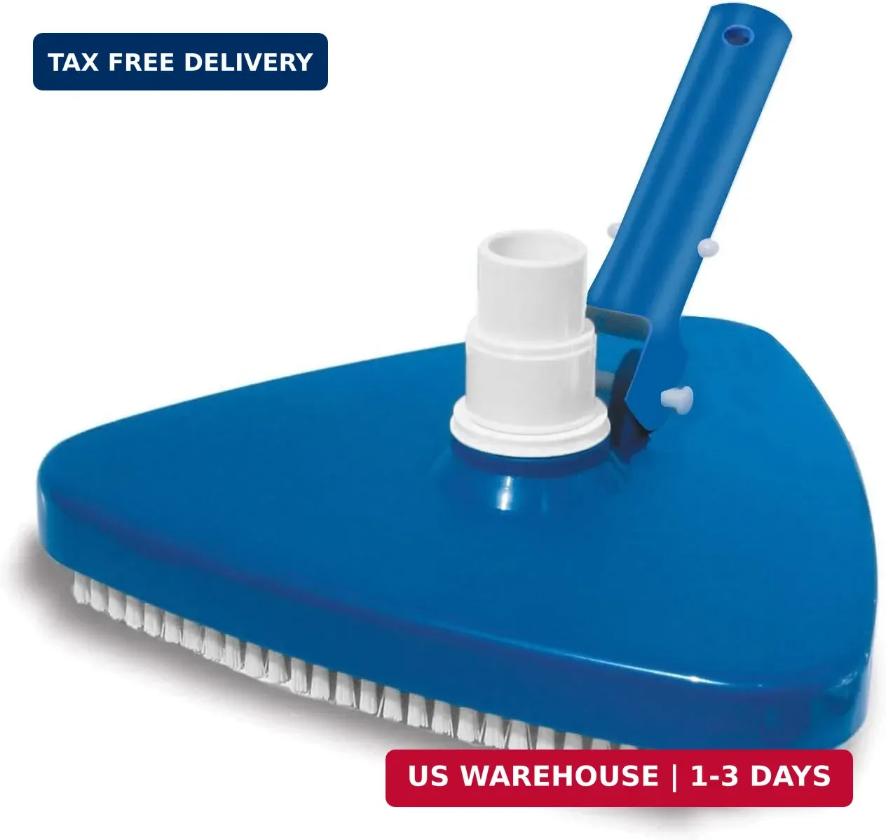 Triangular Vinyl Pool Vacuum Head, Weighted Swimming Pool Vacuums for Above Grou