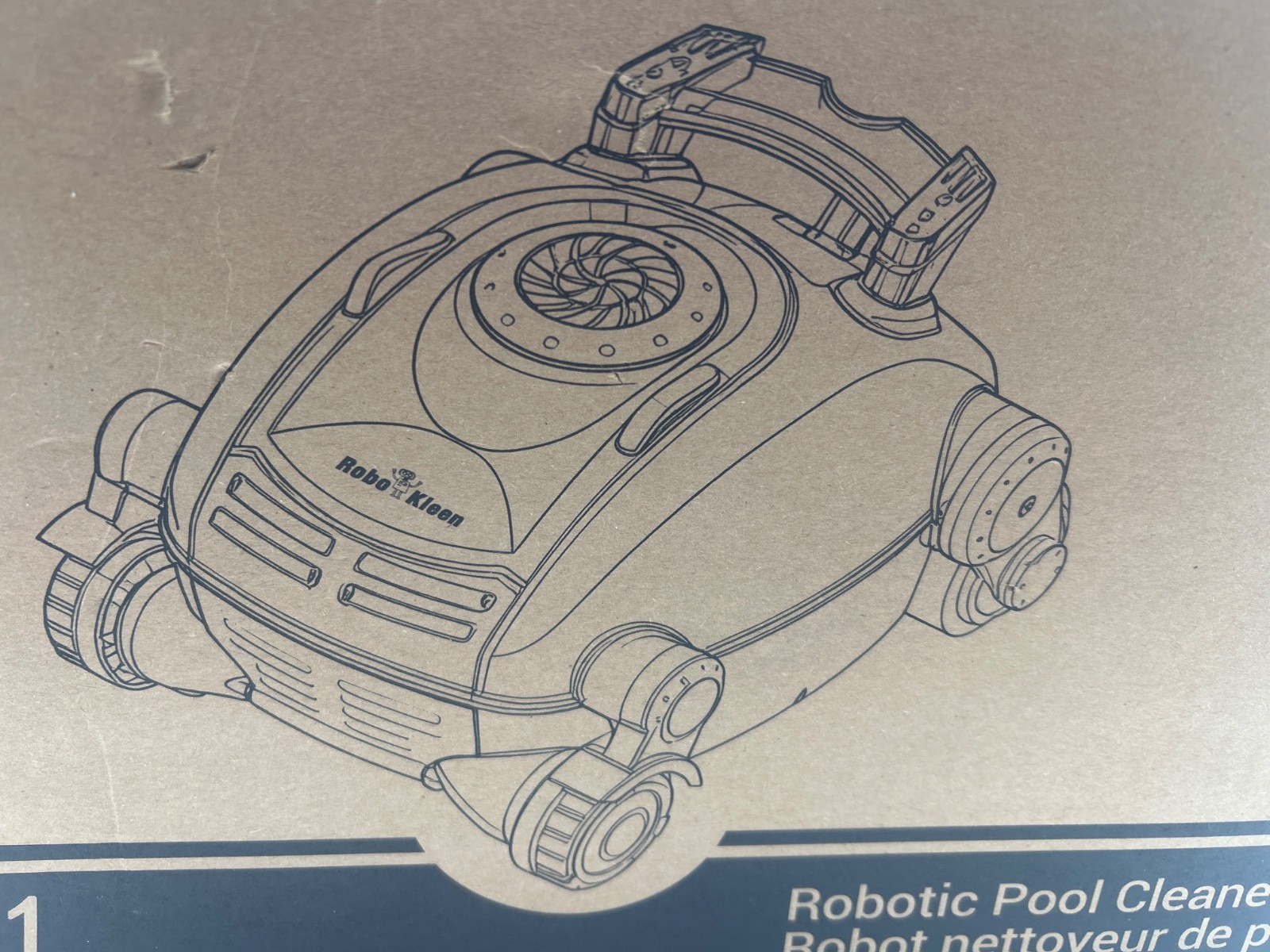 RoboKleen RK-X1 Fully Cordless Robotic Pool Cleaner Above / in Ground 1100 SQ FT