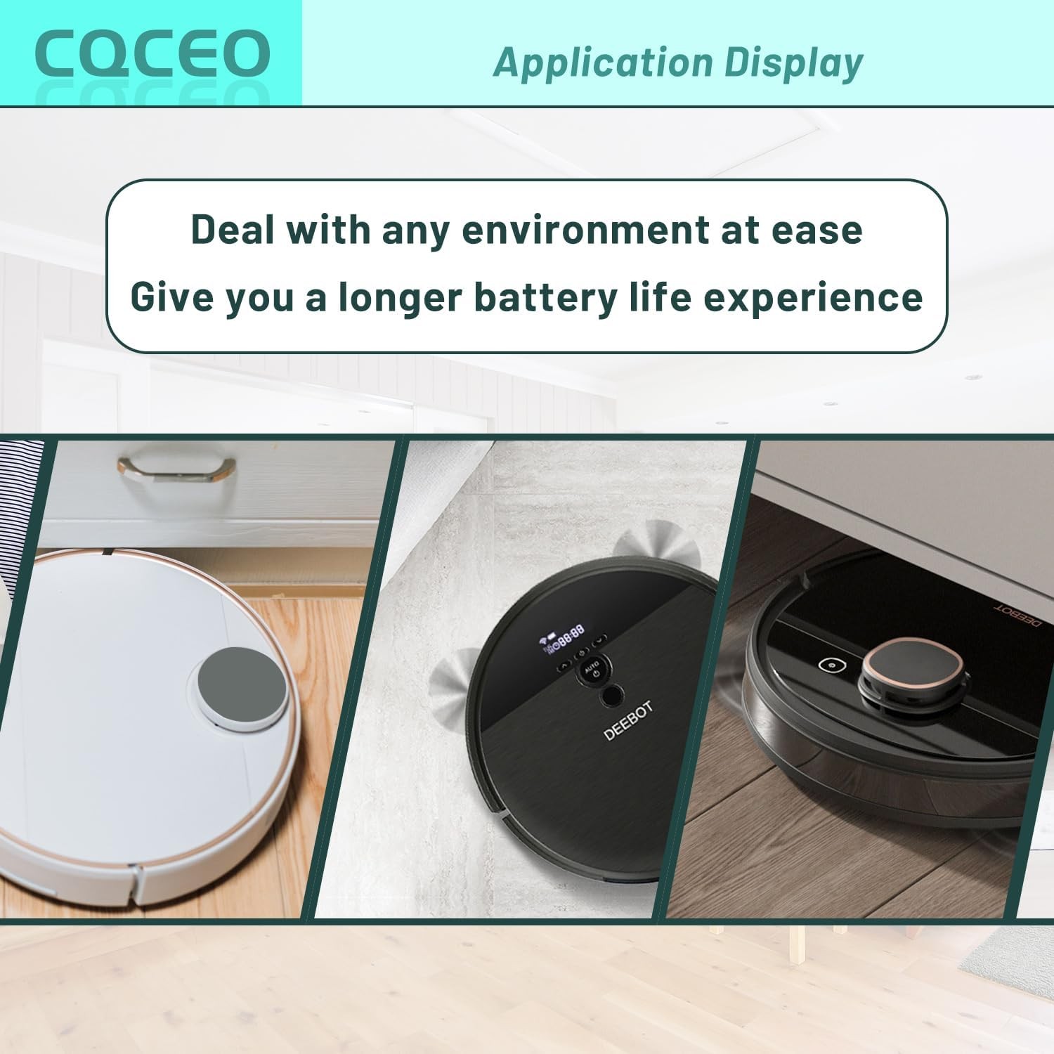 3400mAh 14.4V Robot Vacuum Cleaner Battery for Eufy L50 for Eufy L60 L60 SES