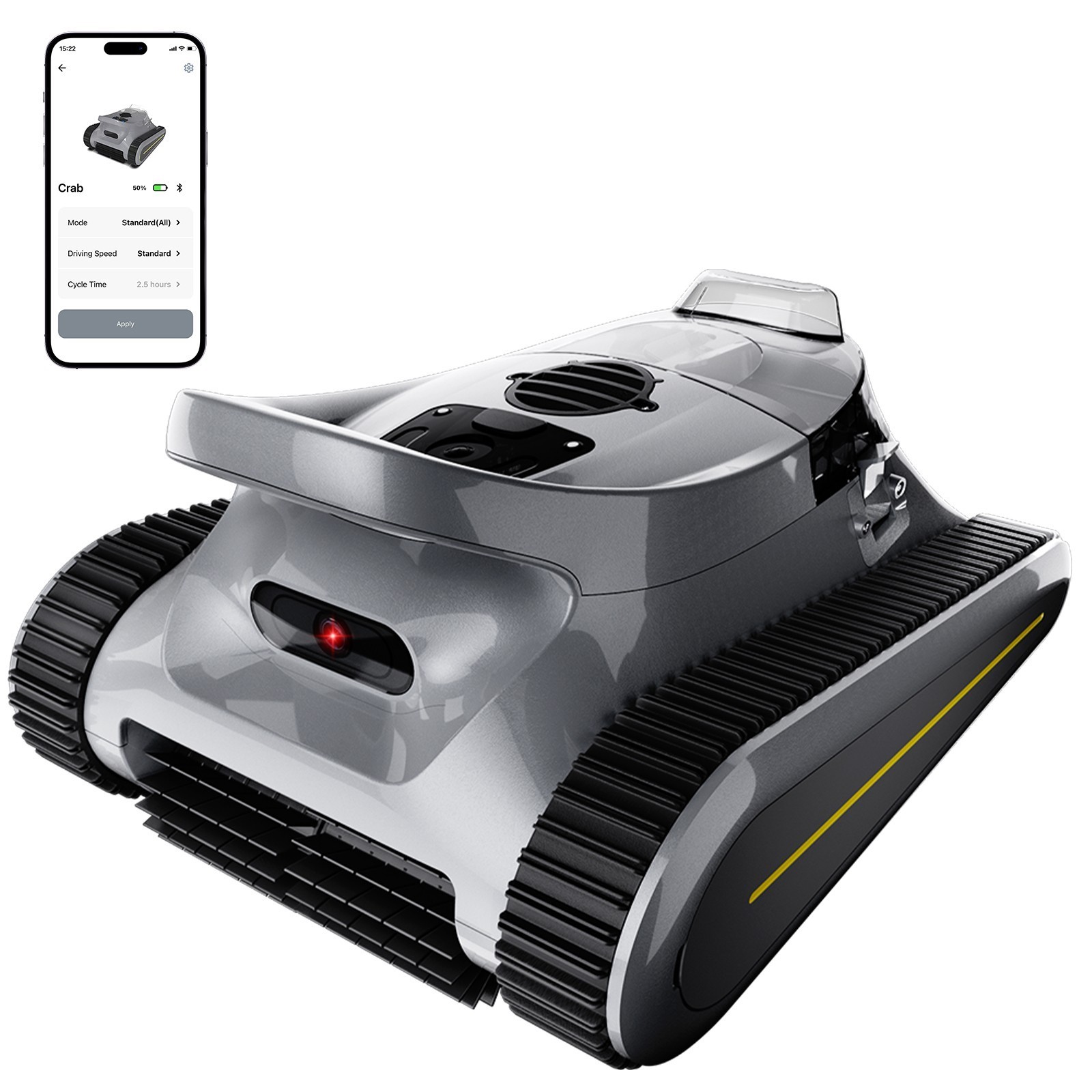 Seauto SAT30 Cordless Robotic Pool Cleaner Wall & Waterline Cleaning