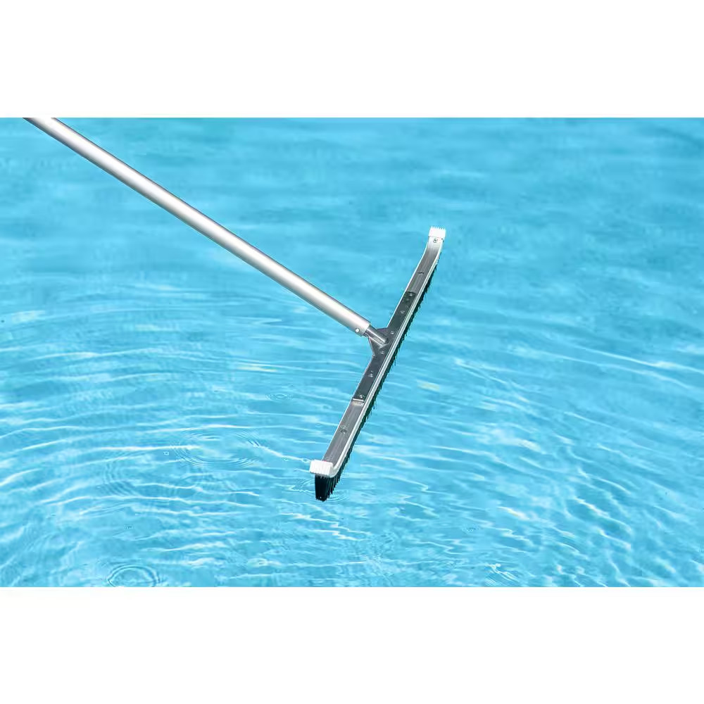 Commercial Collection 36 In. Aluminum-Back Brush for Inground and above Ground P