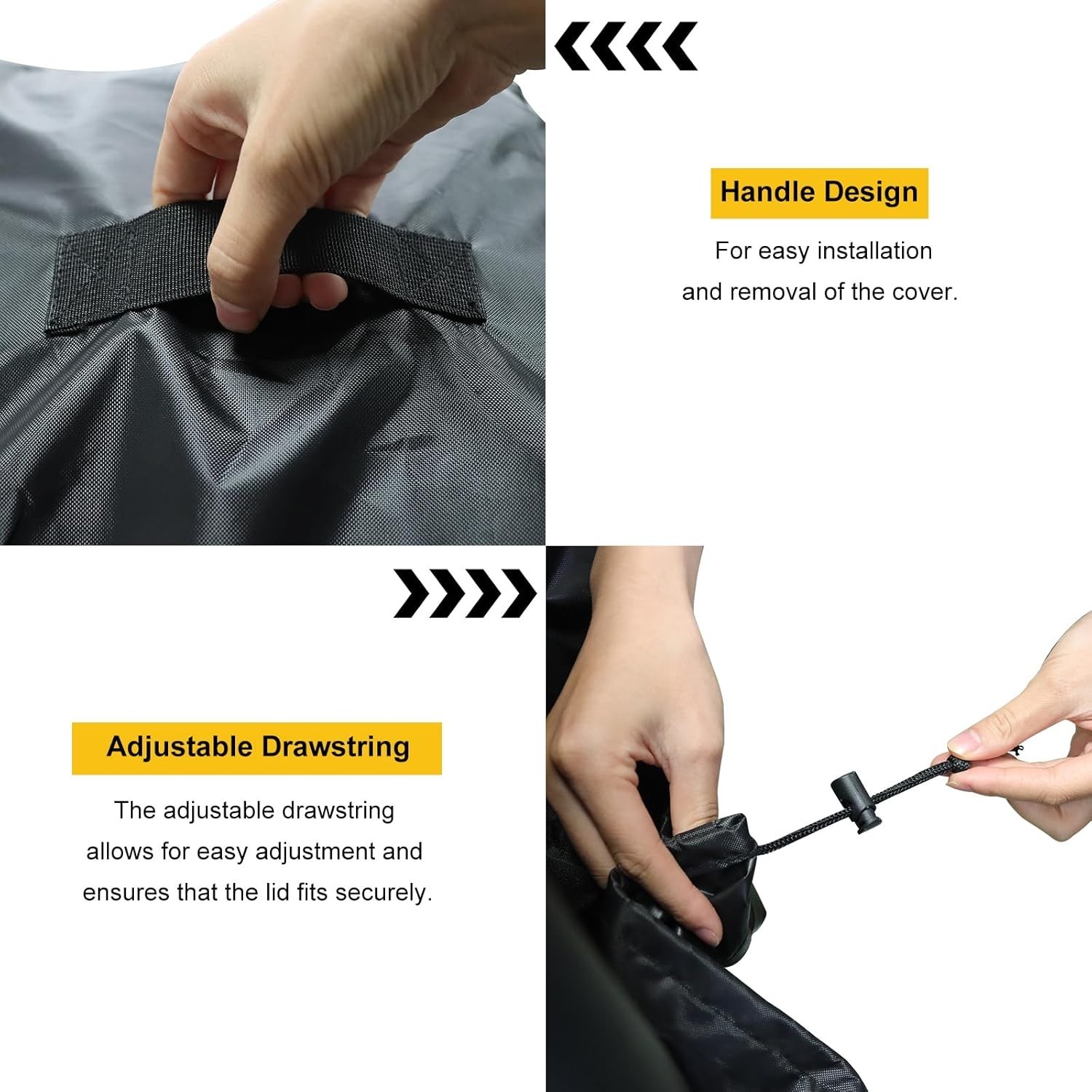 Custom-Fit Waterproof Pool Cleaner Cover – Windproof with Convenient Handle 42&Prime;H