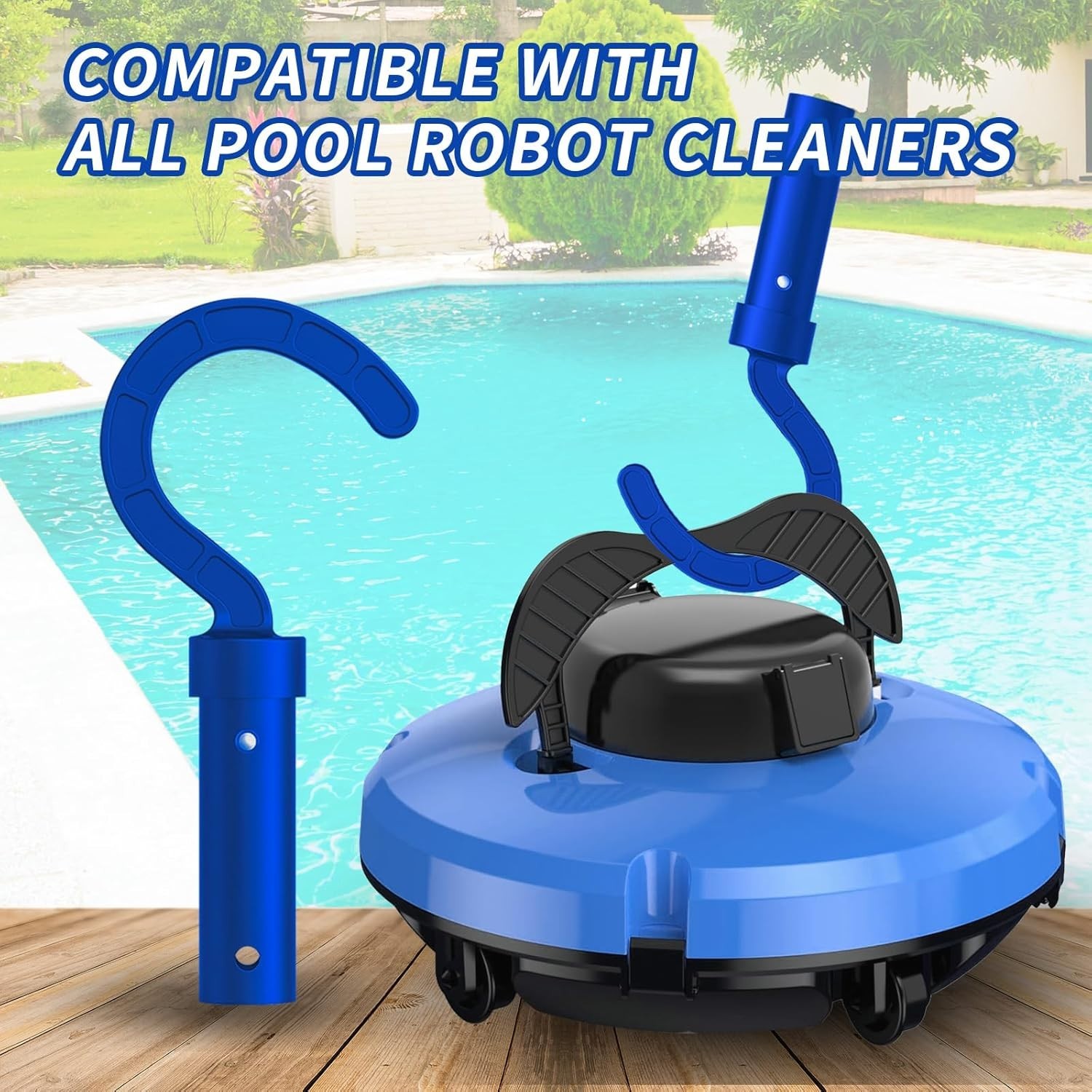 Blue Hook for All Robotic Pool Cleaners – Effortless Retrieval and Compatibility