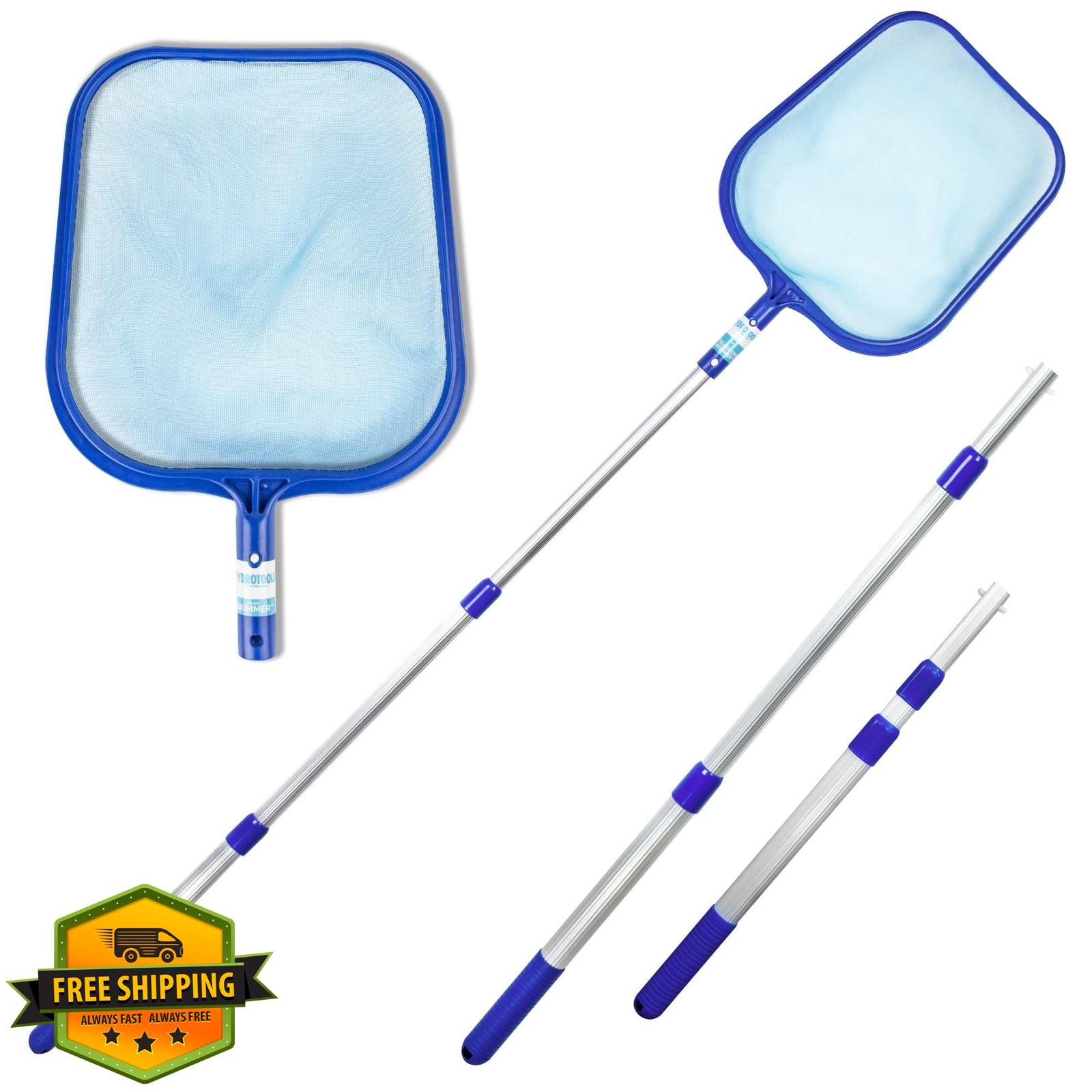 Swimline Telescopic Leaf Skimmer 2-4 Ft Pole