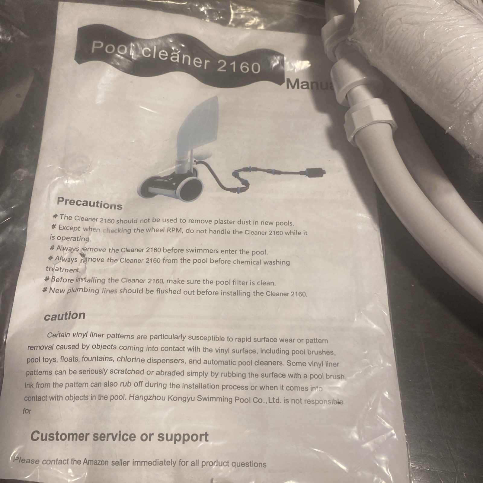Eritephma 2160 Pool Cleaning Pressure-Side Cleaner Vacuums Sweeps & Scrubs