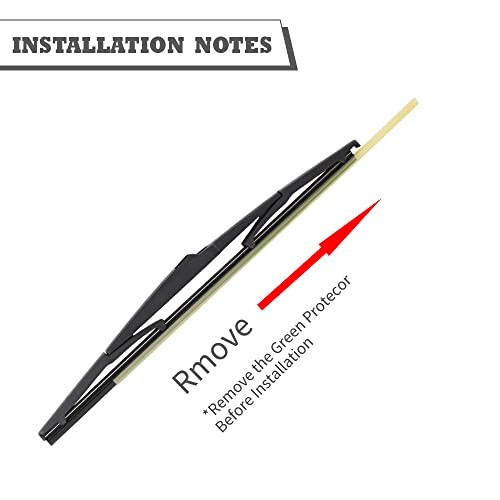 Rear Wiper Arm & Blade Kit, Exact-Fit Replacement for dodge durango 2011-2025
