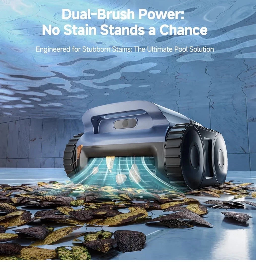 Seauto Pool Vacuum Smart Navigatio Wall and Waterline Cleaning Vacuum To 200m²