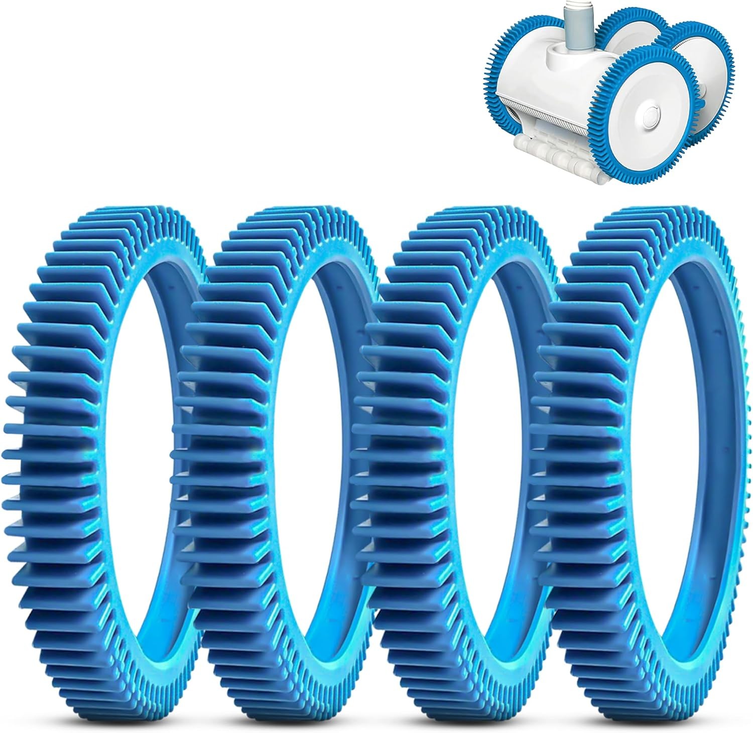 AR-PRO 4-Pack Back Tires Replacement for Pool Cleaner – 4 PACK-Rear