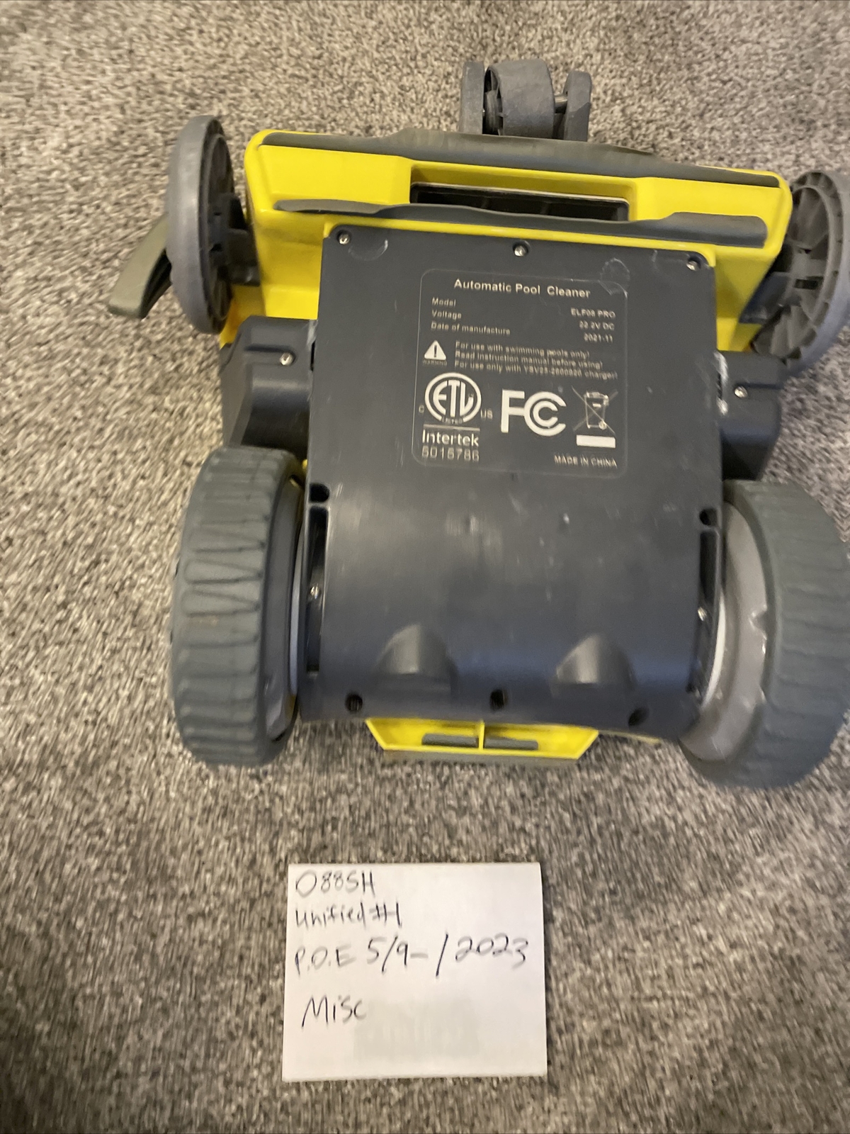 Robotic Pool Cleaner ELF08 Pro, Cordless Rechargeable Residential Pool Cleaner