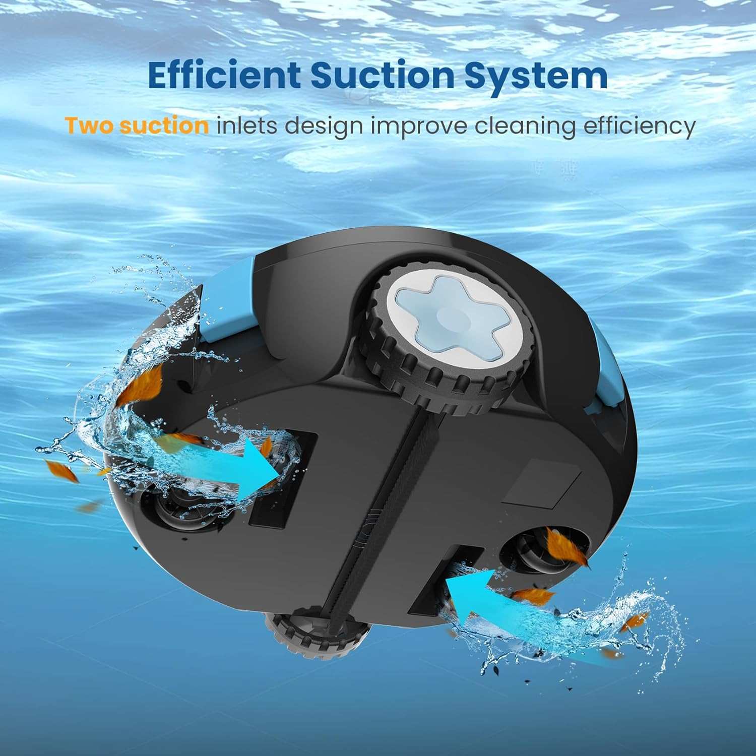Y10 Cordless Robotic Pool Cleaner, Automatic Pool Vacuum – Ultra Long Battery Li
