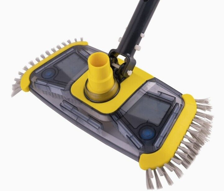 Poolaza See Through 14&Prime; Rectangular Weighted Pool Vacuum Head w/ Side Brushes