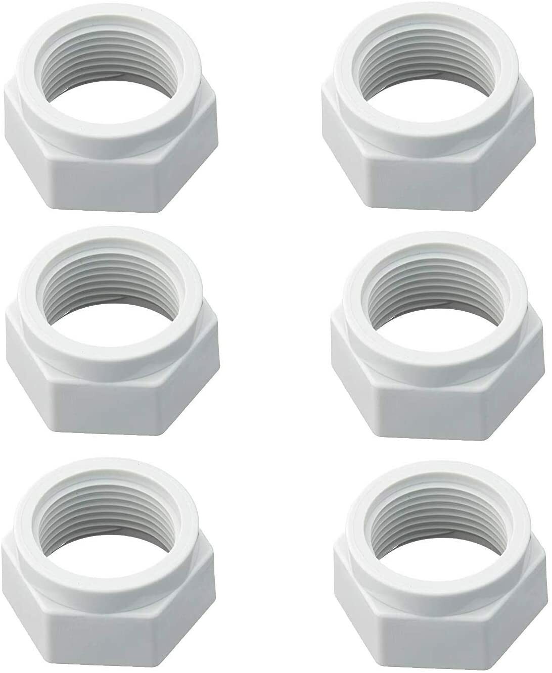 6 PK Pool Feed Hose Mender Nut ED15 For Pentair Legend/Platinum/Letro Cleaner