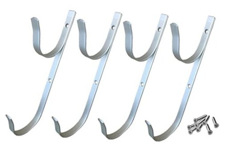 ATIE PoolSupplyTown Pool Aluminum Hangers for Telescopic Poles, Leaf Skimmer, 2