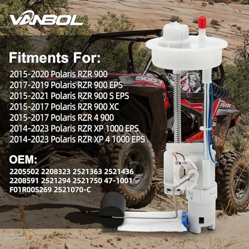2205502 Fuel Pump Module Assembly Compatible with Polaris RZR 900 EPS XC XP 4