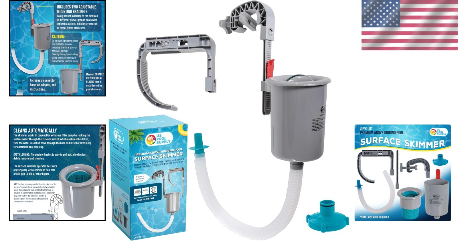 Pool Skimmer Above Ground Surface Skimmer Pool Accessories Debris Basket