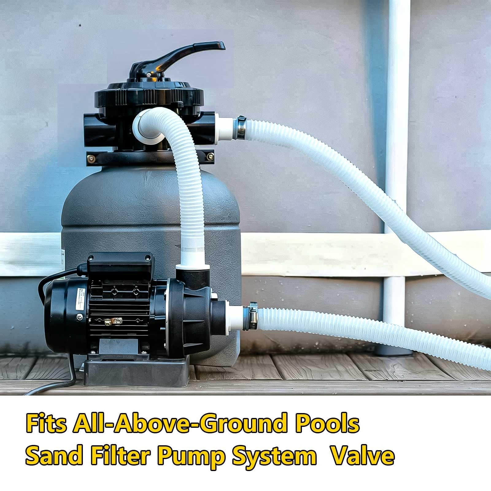 1.5&Prime; x 16&Prime; Pool Sand Filter Pump Hose for Intex & Coleman x 41&Prime;, White