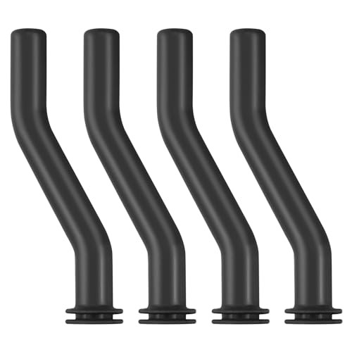 4 Pcs 596163 Rubber Vacuum Hose, 3 Inch Vacuum Hoses Replaces 593998 4 PCS