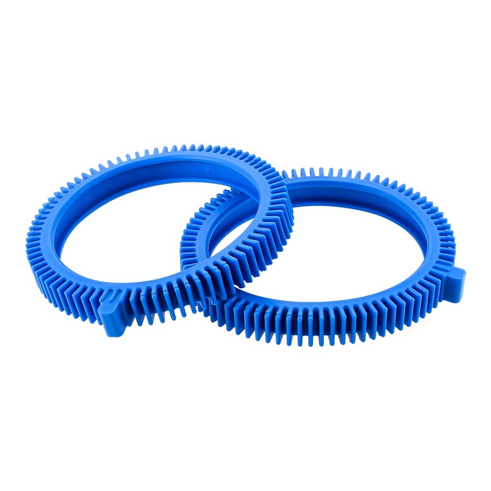 2 x Pool Cleaner Front Tires with Super Hump Rubber 896584000-143 Blue