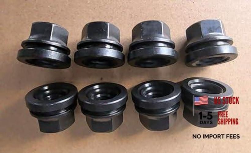 pcs M14*2 Factory Style Open-end Flange Flat Lug Nuts 611-196 Replacement for 8