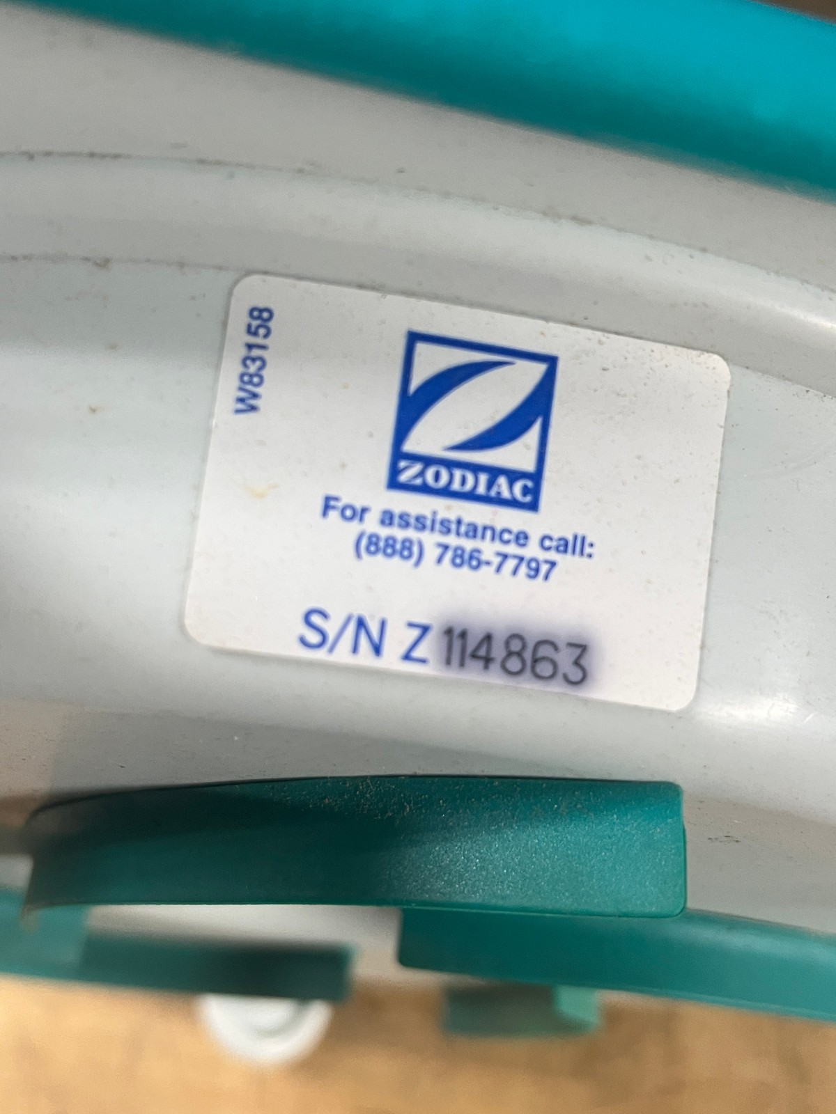 Zodiac Zippy AG Pool Cleaner used read