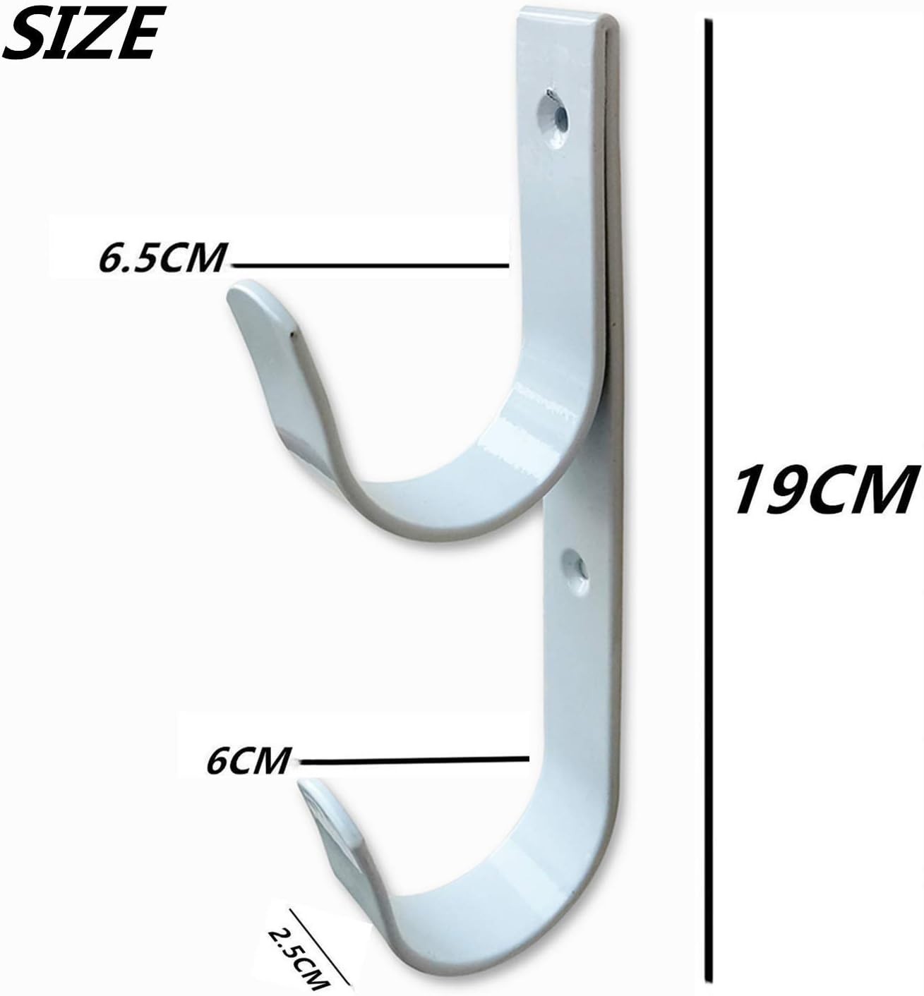 Durable 2 PCS Pool Pole Hooks – Lightweight & Rust Resistant for Outdoors